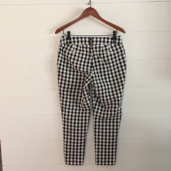 Ann Taylor Loft Gingham Julie Fit Slacks - Picture 4 of 8